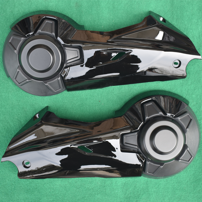 适用于战警战狼大极光电动车电摩配件电机平叉护板塑料件雅迪英田