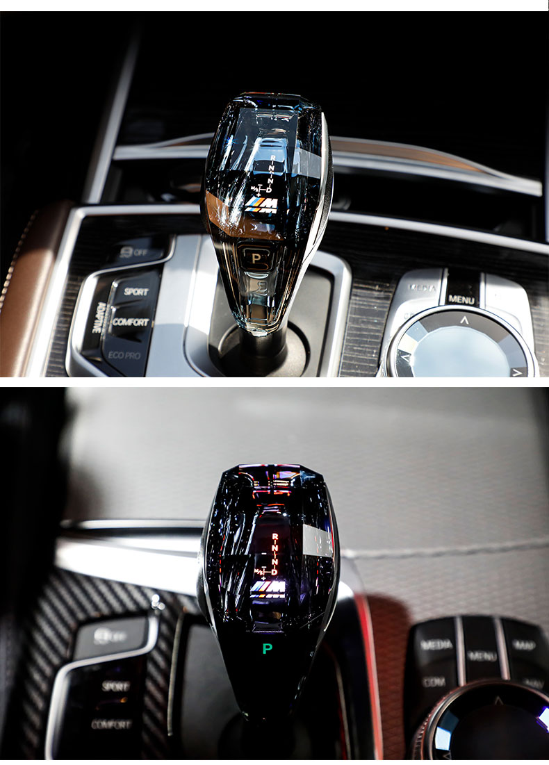 宝马水晶档把新357系ix3x4x56gt第3代彩标档位显示拍档杆改装顺丰包