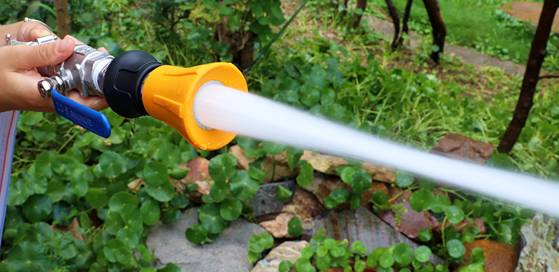 家用消防款美式大流量开花直流可调花洒喷头浇花洗车清洁水枪 内直径