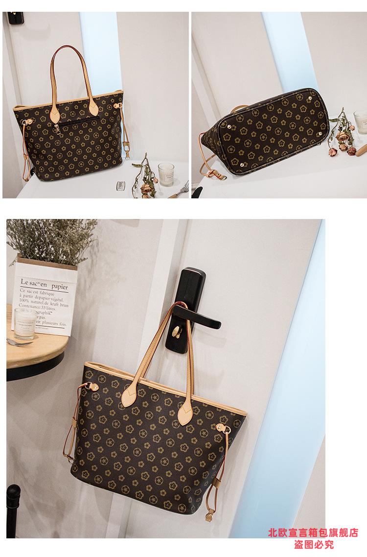 香港北欧宣言奢侈品lv包包女包单肩包新款头层牛皮时尚百搭休闲高