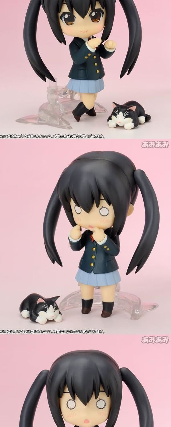 gsc粘土人轻音少女中野梓104#秋山澪#82q版可换脸手办模型 中野梓104