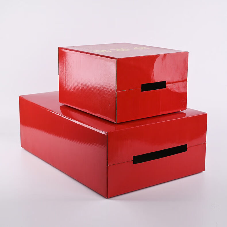 三奇投票箱换届选举箱募捐箱覆膜非透明纸箱红色纸箱乡镇街道投票箱