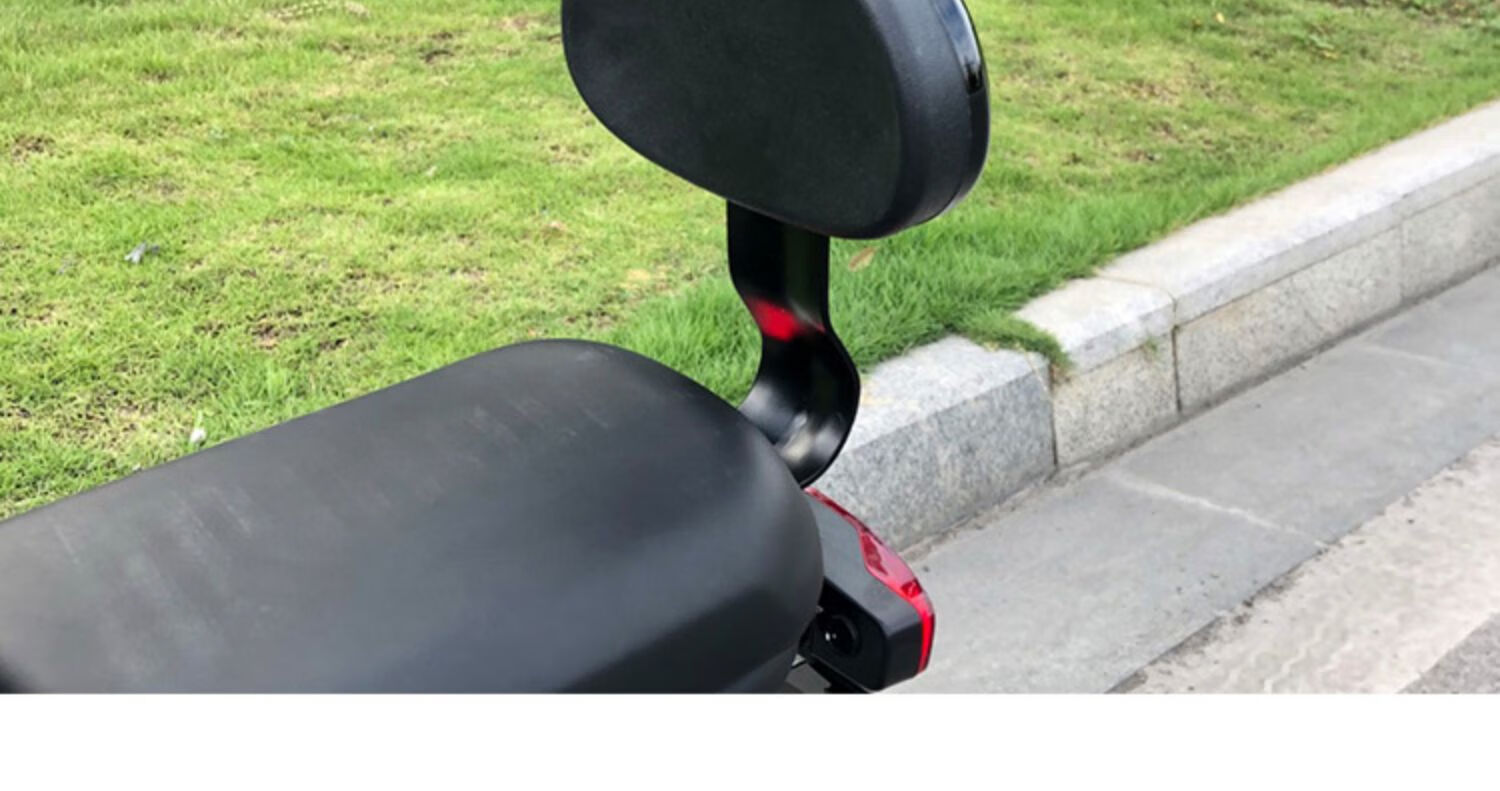 电动车靠背爱玛雅迪台铃通用电瓶自行车后座靠背架车改装配件 升级款