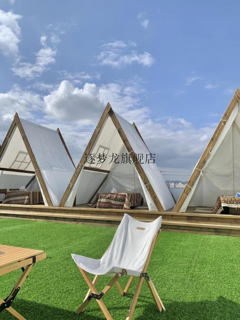 2022新款网红野餐帐篷定制专拍网红帐篷天台三角帐篷户外帐篷民宿露营