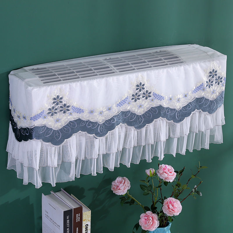 挂机空调罩开机不取蕾丝挂式格力空调套子1.