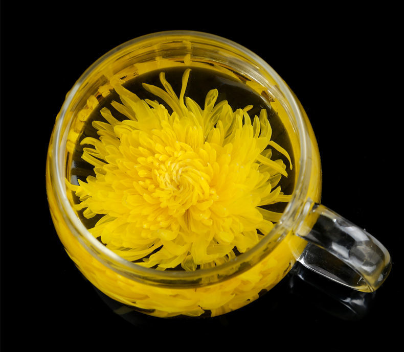 正宗修水菊花茶金丝皇菊一朵一杯特级花茶500克2份大约150朵茶杯