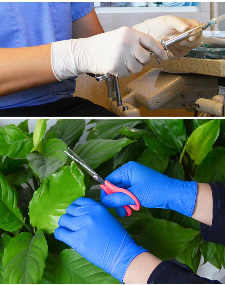 一次性手套乳胶橡胶食品餐饮美容厨房医生专用检查实验加厚 耐用款