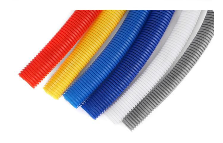 pp阻燃塑料波纹管聚丙烯防火保护塑料管穿线软管电线套管汽车管束 pp