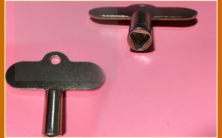 三角钥匙 水表钥匙水阀自来水表前阀门钥匙闸阀球阀开关扳手锁 水阀