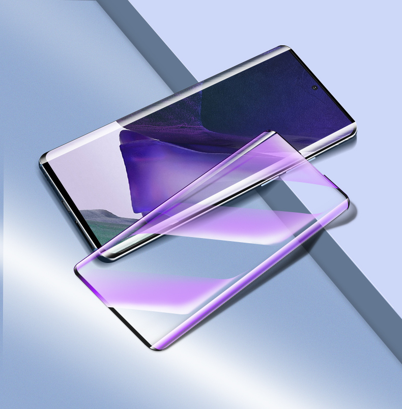 鹿纯三星galaxynote20ultra钢化膜note20手机膜曲屏膜smn9860玻璃sm