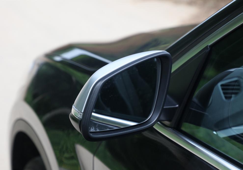 适用宝马x1/1系2系118/120改装后倒车镜银耳后视镜反光镜银色外壳