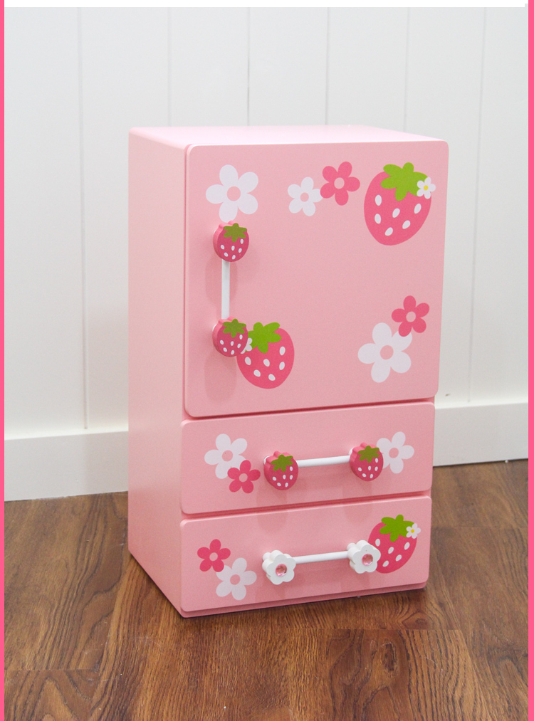 儿童仿真冰箱玩具厨房厨具做饭过家家套装木制质水果切切乐生日礼物