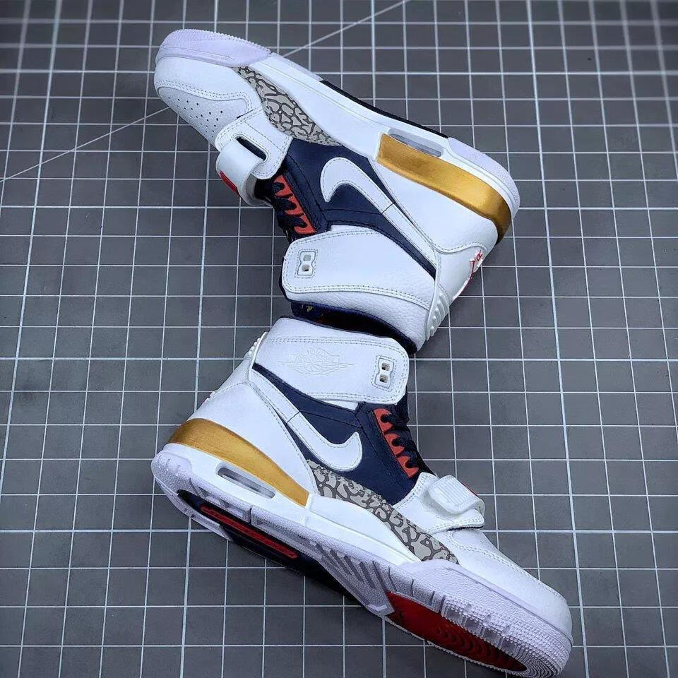 air 312 aj312 美国队 白蓝爆裂 男女运动休闲百搭防滑篮球鞋 美国