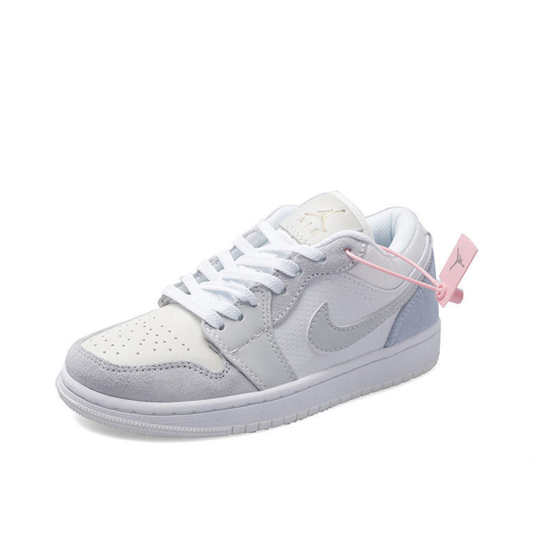 low paris巴黎浅蓝灰韩版百搭男女学生aj低帮板鞋554723 小巴黎 43