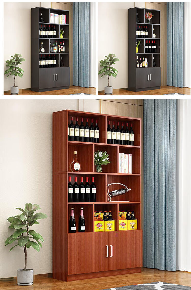 红酒柜展示柜客厅隔断展示架酒架茶叶家用酒柜落地柜陈列烟柜货柜 100