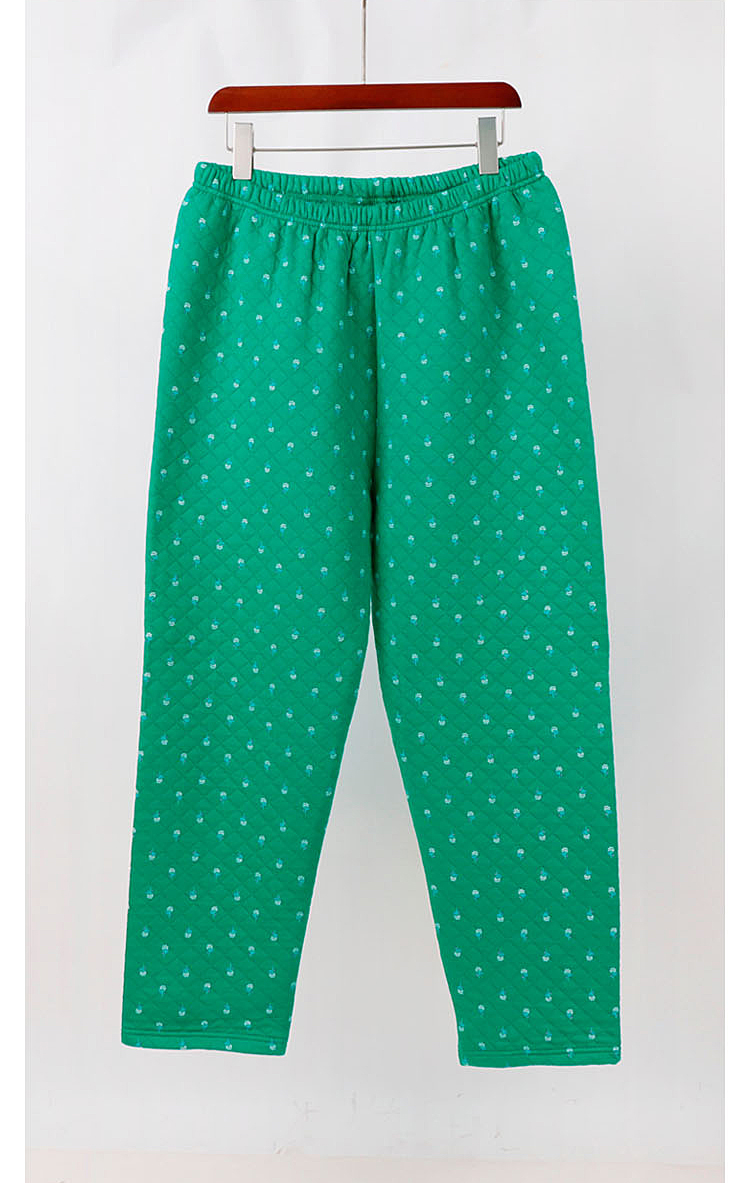 佐鑫中老年三层夹棉裤女士薄棉裤大码毛裤秋冬女士裤中老年人高腰宽松