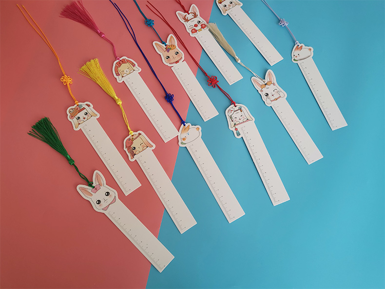 动书签卡通动可爱书签儿童带流苏小学生用小清新纸质创意生日礼男女孩