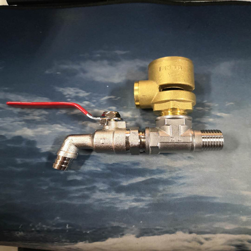 手动螺纹自来水分体真空破坏器龙头铜真空破坏器分体式组合型水嘴 1.