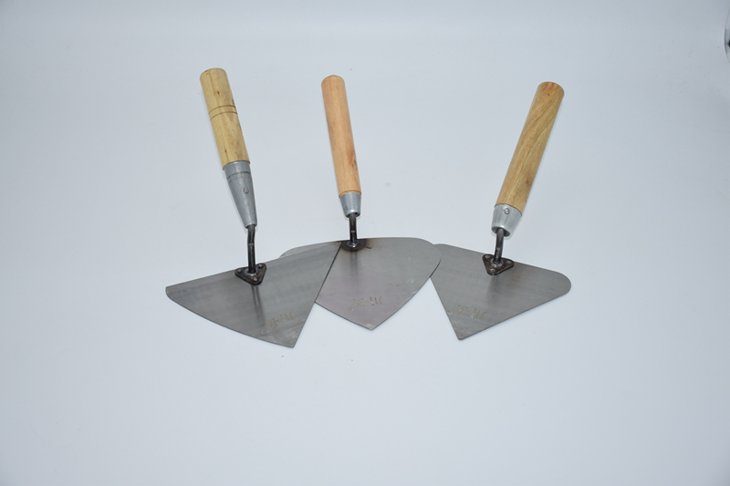 定制适用砌墙工具三角铲尖大铲子瓦工刀砌砖东北大铲桃形铲砖刀偏铲