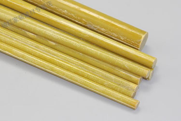 3240环氧树脂实心圆棒玻璃纤维棒fr4隔热棒材黄色环氧棒零切加工 直径