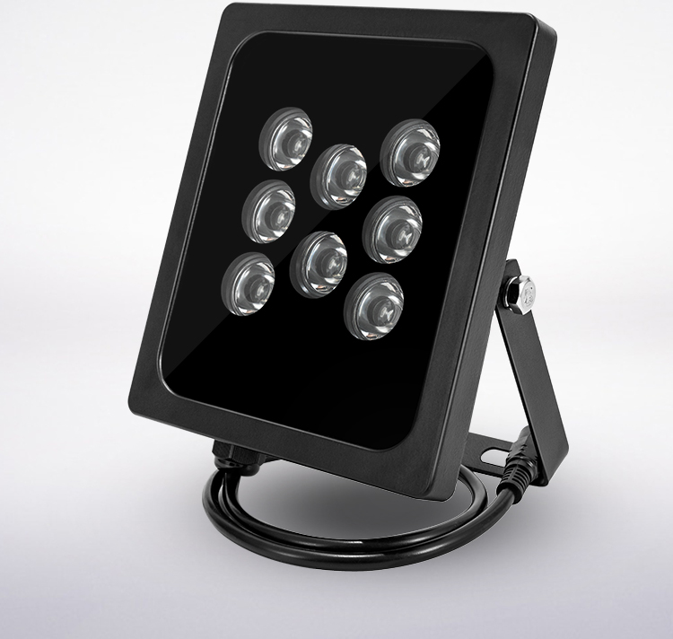 摄像头红外灯12v自动感应灯监控补光灯户外水激光点阵夜视100米 视100