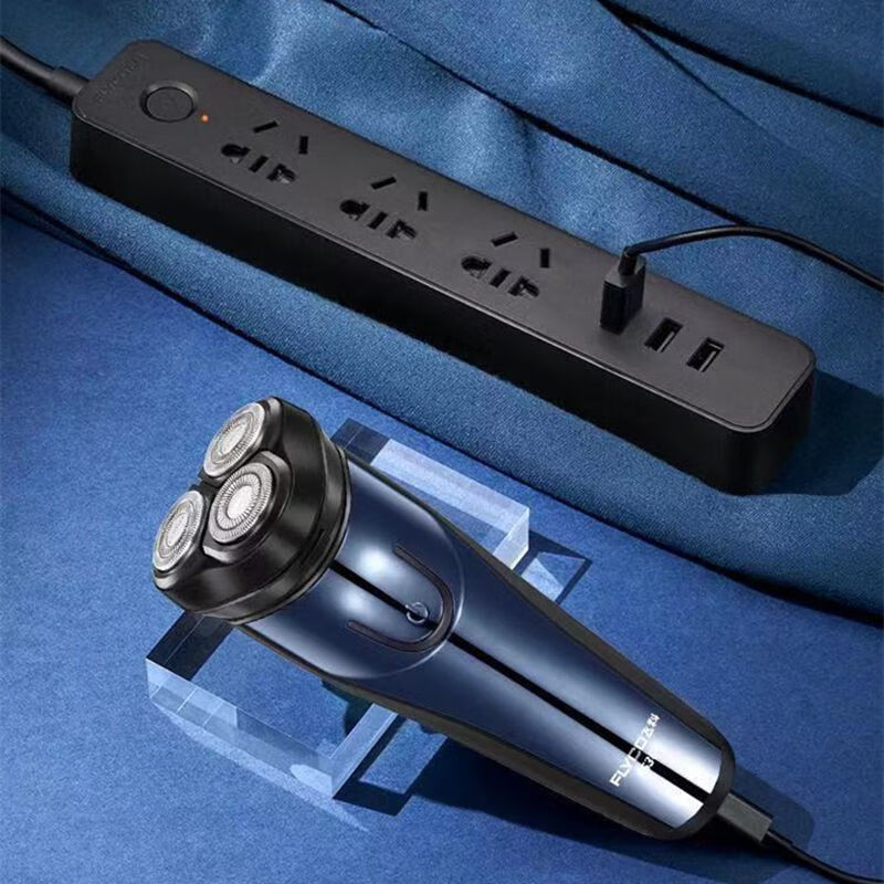 飞科剃须刀电动智能防水洗剃须刀男充电式刮胡刀男士胡须刀fs366 蓝色