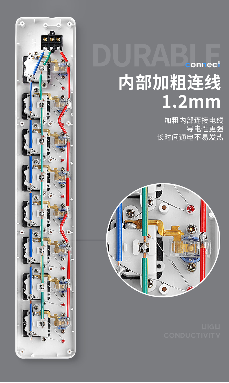 插座带独开关自接线插座拖线插线板无线插排插板不带线多功能usb多孔