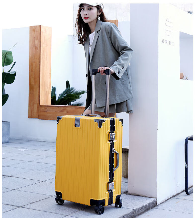 行李箱男高中大学生大容量大皮箱耐用行李箱女2022拉杆箱男24吋26大