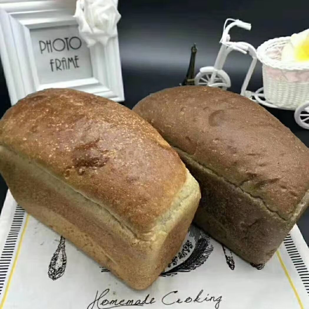 【1斤1个】黑麦全麦粗粮俄罗斯风味饱腹代餐列巴黑面包早餐 黑4加200