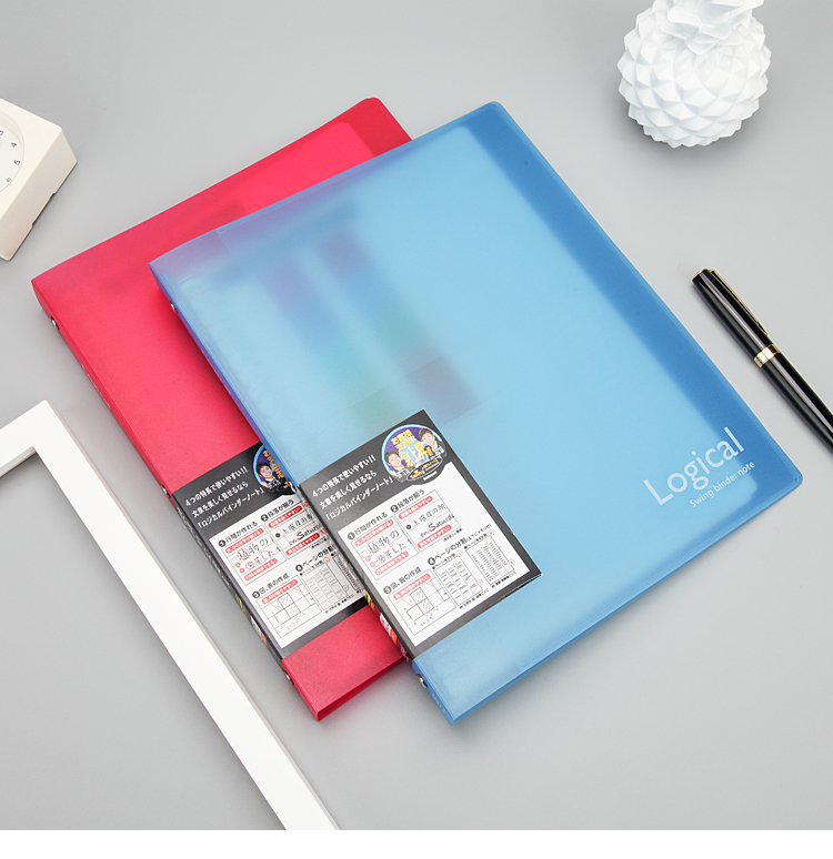 日本多色b5活页本送索引签笔记本活页夹日记本文具加 【海绵宝宝ip