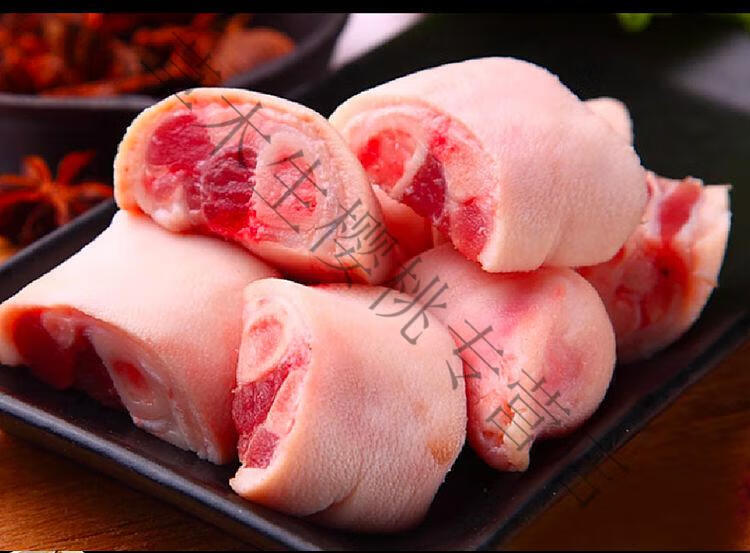 新鲜猪前腿整只35斤左右带筋猪脚带猪肘子猪蹄髈生鲜冷冻腊猪腿2只