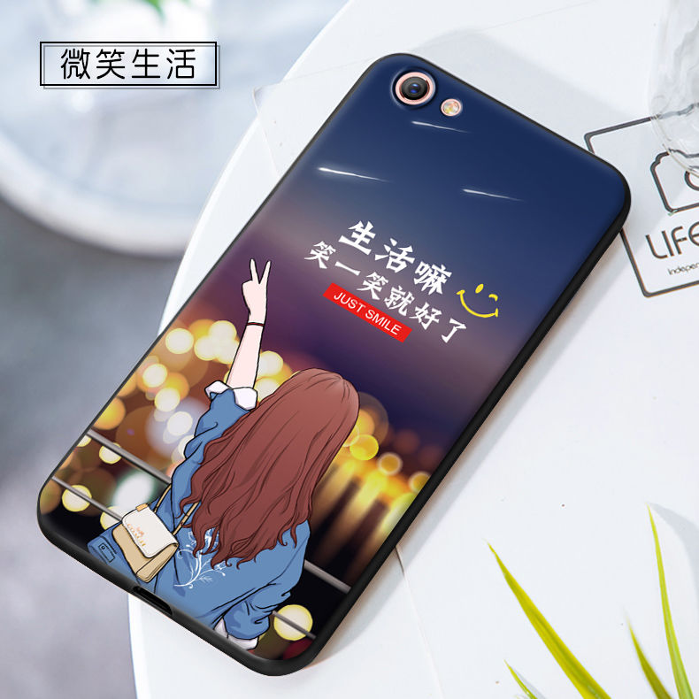 oppor9s手机壳女r9splus手机套男硅胶防摔全包边磨砂软壳耐脏乔鸟r9