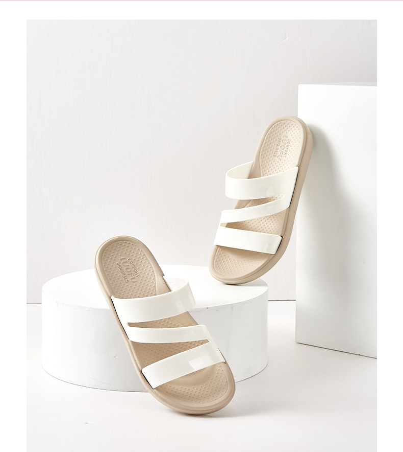 2022新款罗敷拖鞋luofu罗敷新款拖鞋女夏季厚底外穿防滑静音洗澡休闲