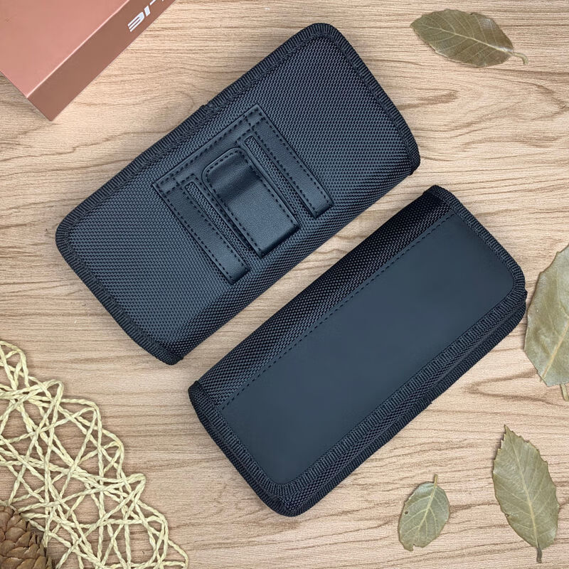 皮带腰包手机男工地横款手机包男士腰包挂腰手机包尼龙穿皮带男腰包