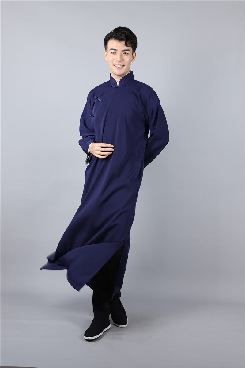 德云社大褂相声服中式长袍马褂郭德纲相声演出服长衫长袍张云雷舞台