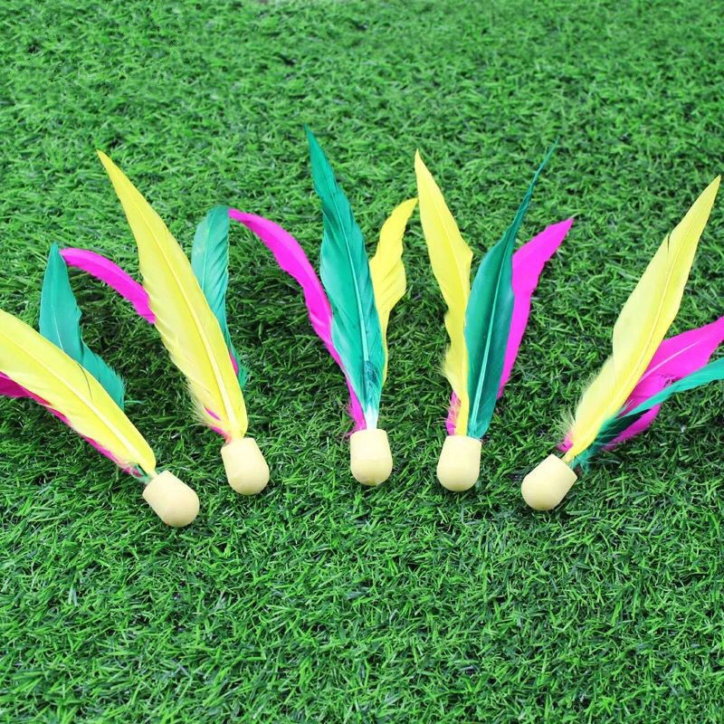 板羽球 儿童娱乐三毛板球 大头球 高弹性三毛毽球 耐打sn9767 大头球