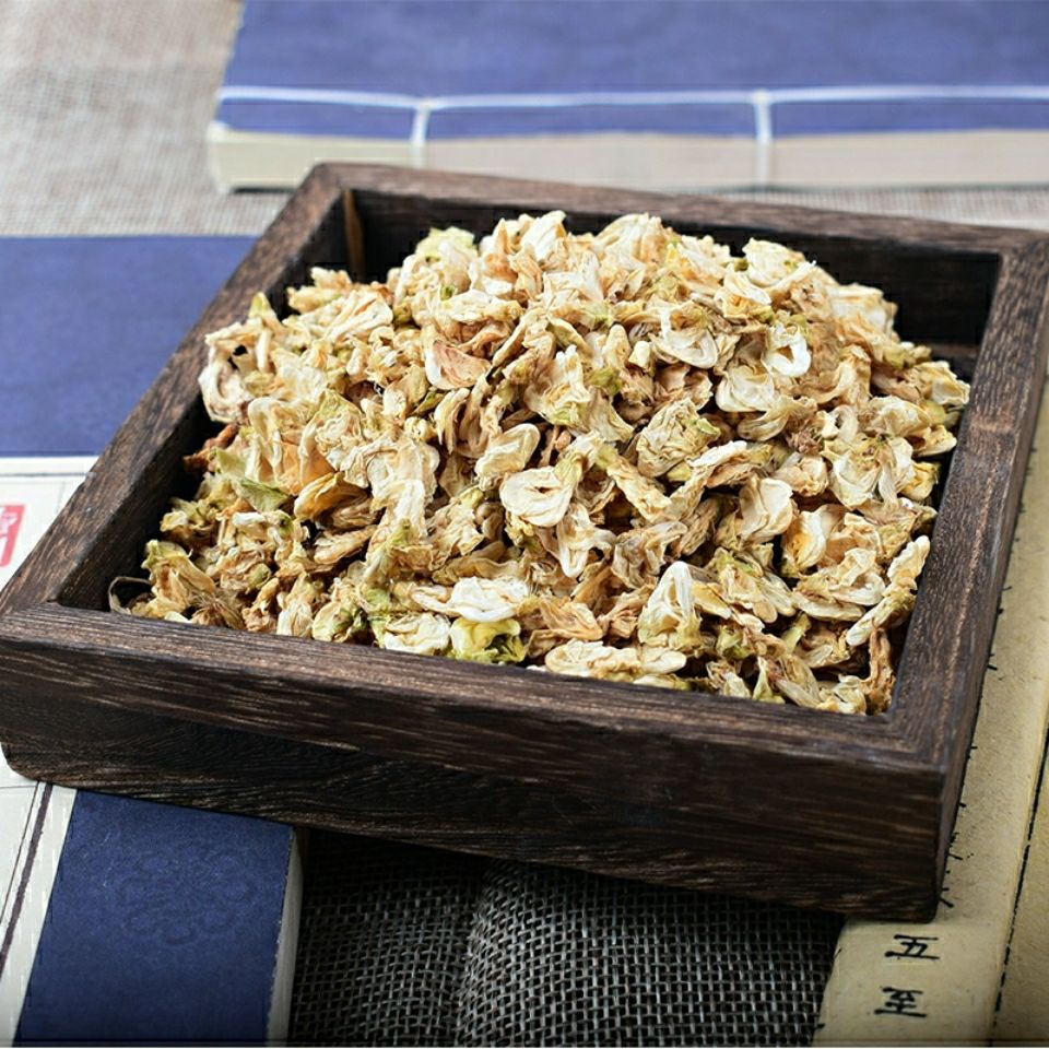 6015啡晨中药材天然白扁豆花干扁豆花可搭陈皮茯苓花茶 扁豆花500