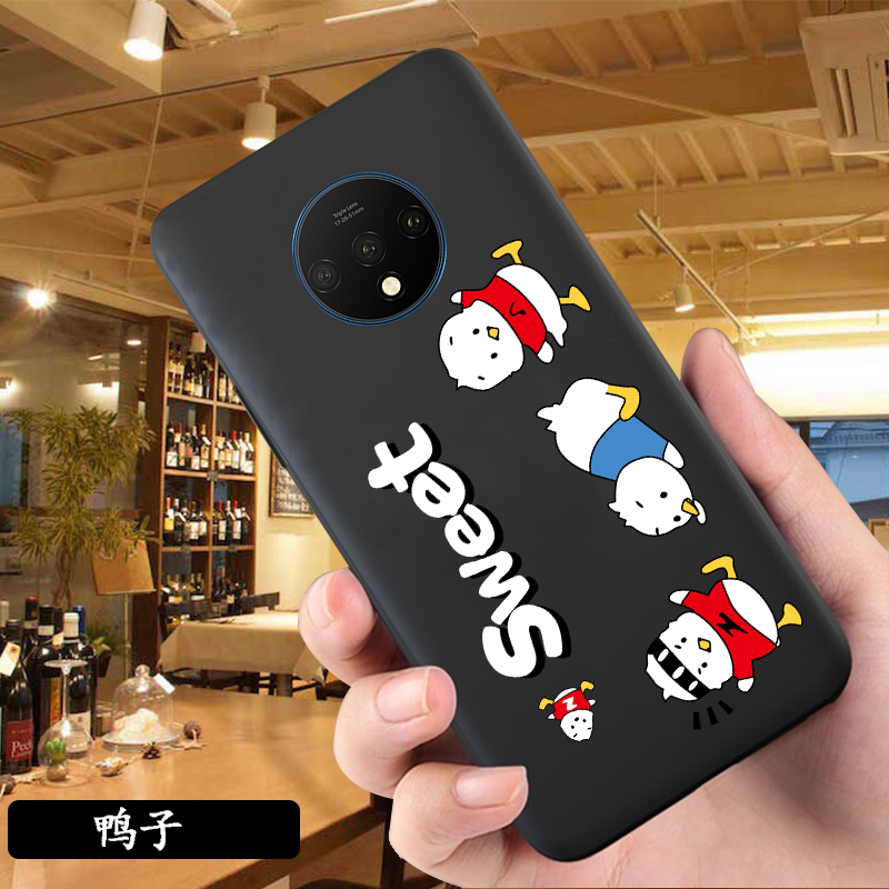 一加7t手机壳 oneplus6t/7pro新款卡通潮男女创意手机保护套软壳 我爱
