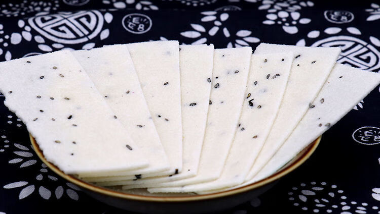 云片糕500g湖南特产薄荷桂花黑芝麻味糯米糕点传统手工糕点小吃 黑芝