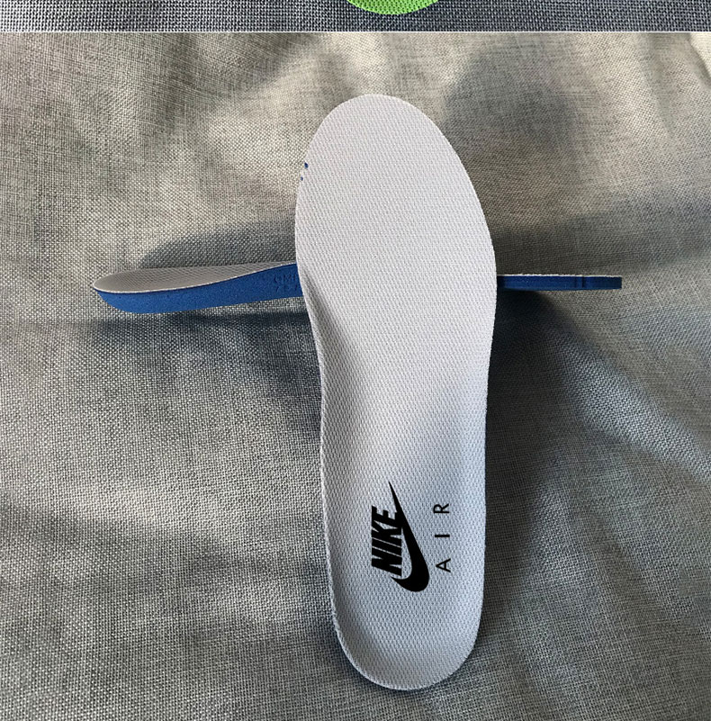 适配耐··克鞋垫男女原厂篮球鞋垫airmax空军一号react鞋垫 蓝色白标