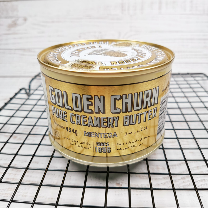 金桶含盐黄油454g动物性牛油 golden churn butter 四罐【图片 价格