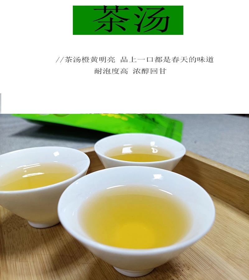 2021新茶梅州八乡山客家炒茶广东丰顺绿茶清凉山高山云雾茶叶500g