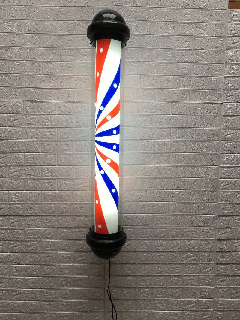 依潋眸美发转灯led灯带全彩塑料挂墙发廊标志灯户外防水挂壁理发店