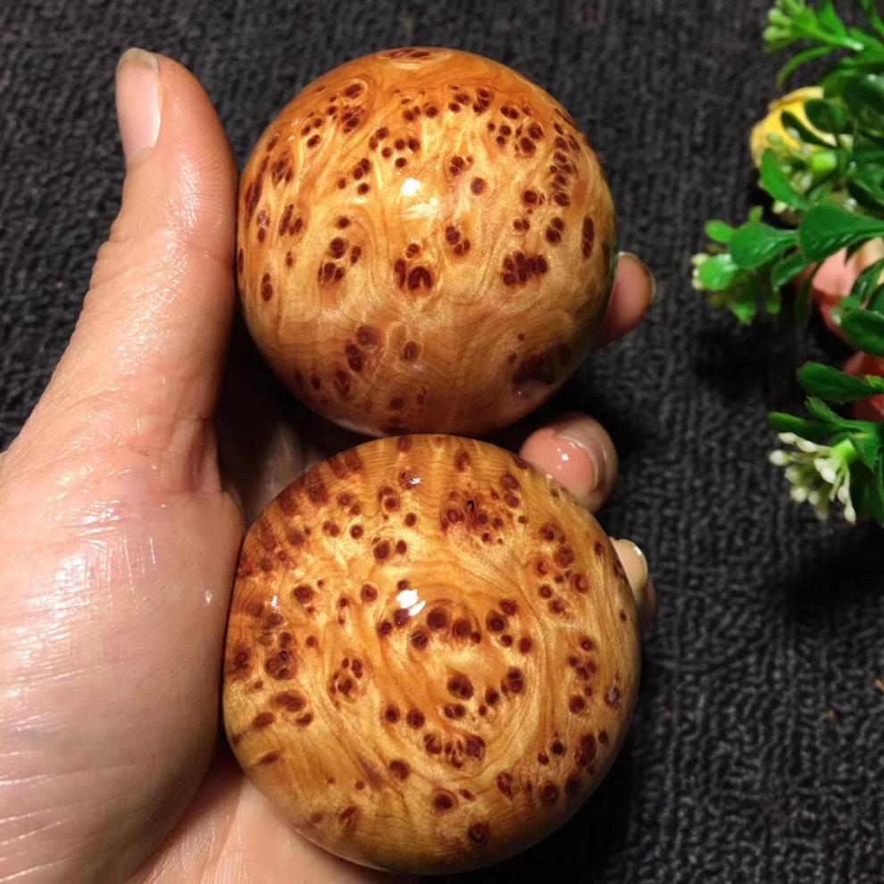 微惠华太行崖柏手球崖柏球手转球崖柏木球手玩球按摩球崖柏精雕45核桃