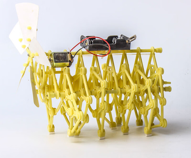 风力怪兽风力仿生兽科技小发明diy玩具手工发明机器人风能动力神兽