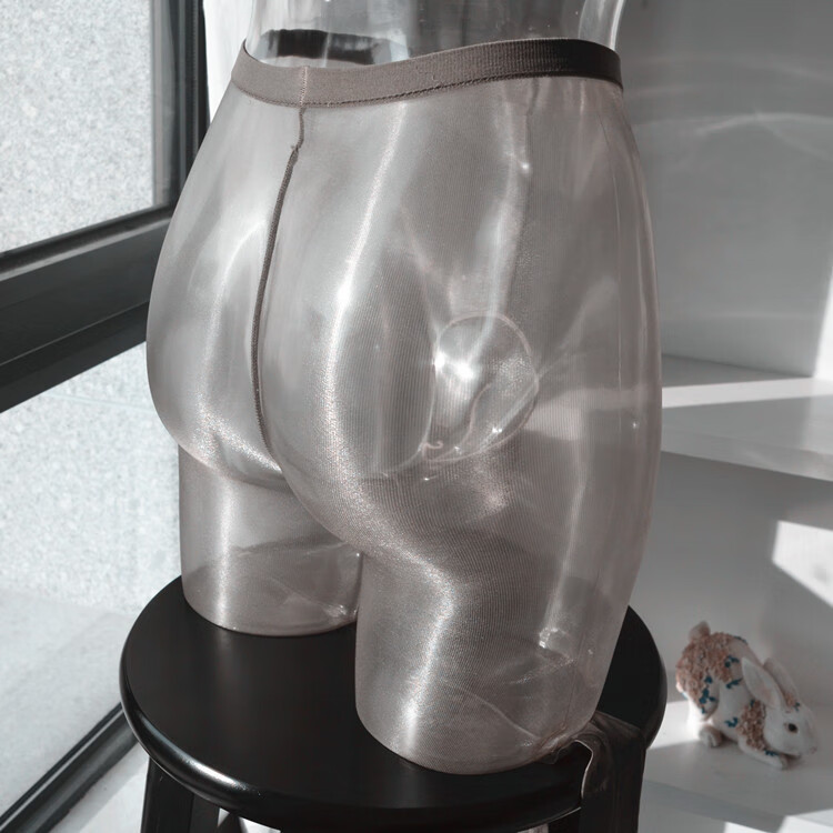 丝袜油光男士套丝袜丝滑性感丝袜大码丝袜灌云成人情趣用品 深灰色