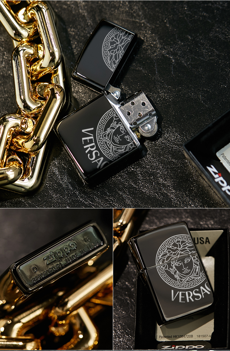 【限·时·秒·杀】zippo男士打火机限量版红色哑漆联名美杜莎创意