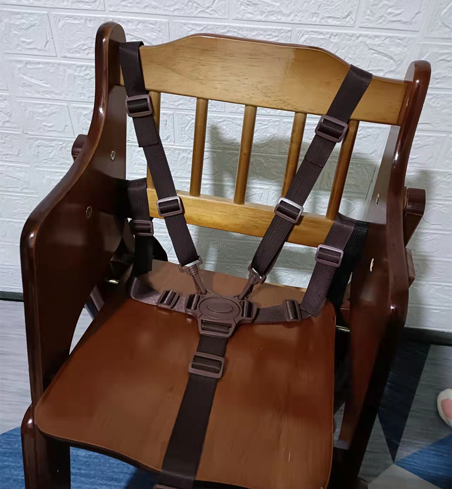 餐椅 木质 木质儿童餐椅安全带推车stokke成长椅藤椅肯德基餐椅绑带