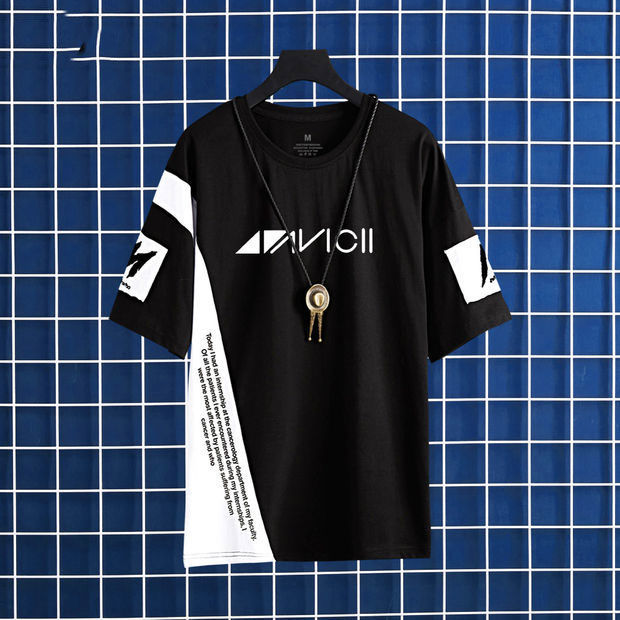 a电音avicii艾维奇周边短袖a神ins衣服短袖t恤上衣夏季联名韩版半袖