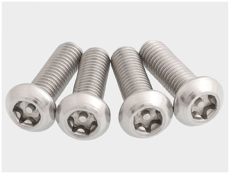 m3m4m5 304不锈钢梅花防盗螺丝特种螺钉带柱防卸异形螺栓*5x6-30 m4*5